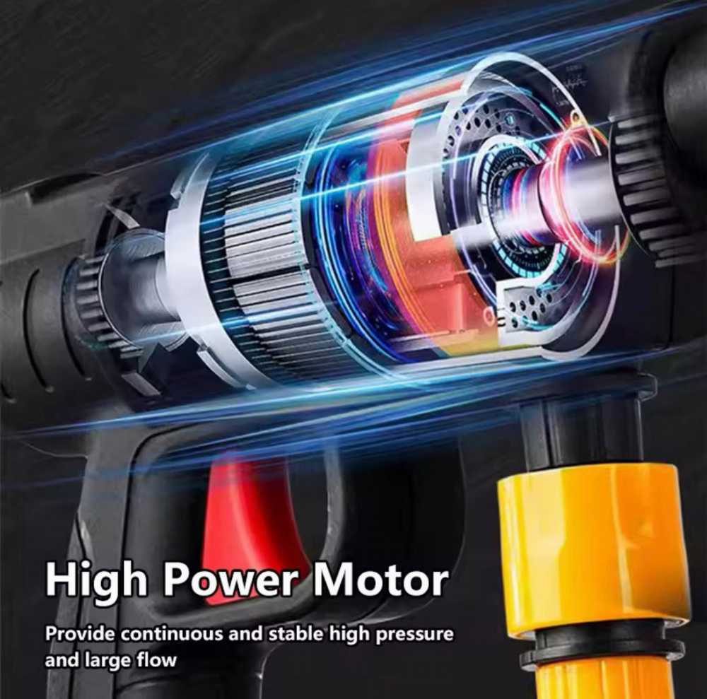 Double Battery Car Washer Gun