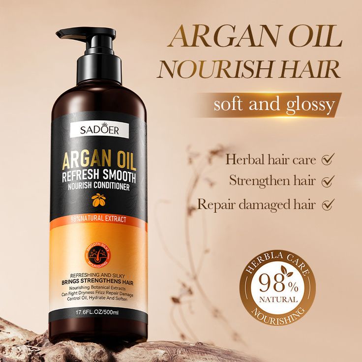 Sadeor Argan oil refresh smooth nourish shampoo 500ml